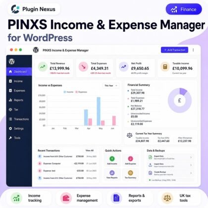 PINXS Income Expense filtered