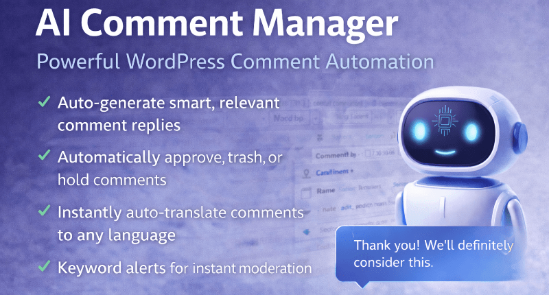 Ai Comment Manager Plugin